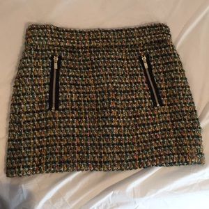 J. Crew Tweed Mini Skirt
